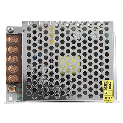 Image of AC to DC Converter, Aluminum Alloy Switch Power Supply Driver Adapter, DC24V LED Screen Strip Light 3D Printer Power Supply(S-72-24（24V /3A /72W）AC100-240V)