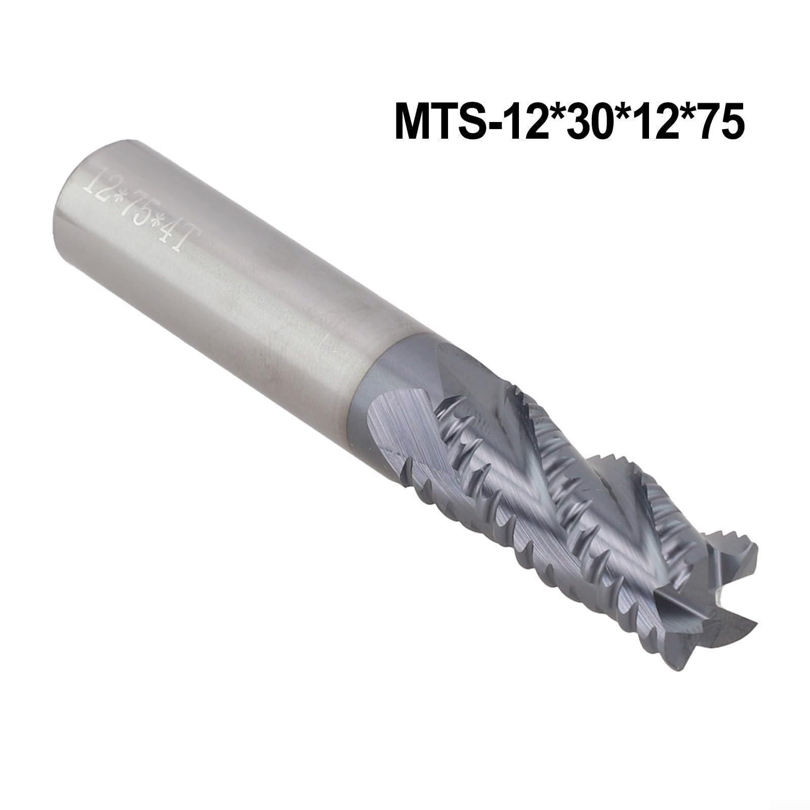 Hochleistungs-Vollhartmetall-Schruppfräser für HPC, AlTiN beschichtet (12 mm)