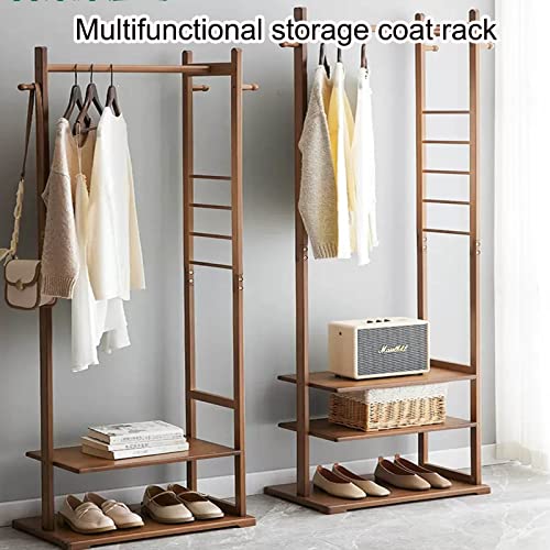 Amazon.com: LYLZDC Wooden Coat Hanger, Modern Vertical Coat Hanger