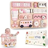 KALOTOYS Large Busy Board Montessori Toys for 1 2 3 Year Old - Sensory Toys for Toddlers 1-3 - Fine Motor Skills & Early Learning - Montessori Gift for Boys & Girls - Travel-Friendly & Safe
