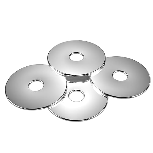 Miniatura 2 de LUPANTER Arandelas de guardabarros #10 x 1, arandelas planas de acero inoxidable, hechas de 304 (18-8), 100 arandelas metálicas de reparación grandes