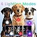 JIARUI Hundelicht mit GPS Tracker, 6 Modi Leuchtanhänger Hund, IP68 wasserdichte LED Tracker Hunde Licht, Kompatibel mit Apple Find My Ohne ABO (nur iOS)