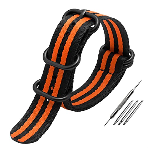 Bracelet nylon NATO pour montre OMG 007 résistant à la sueur
