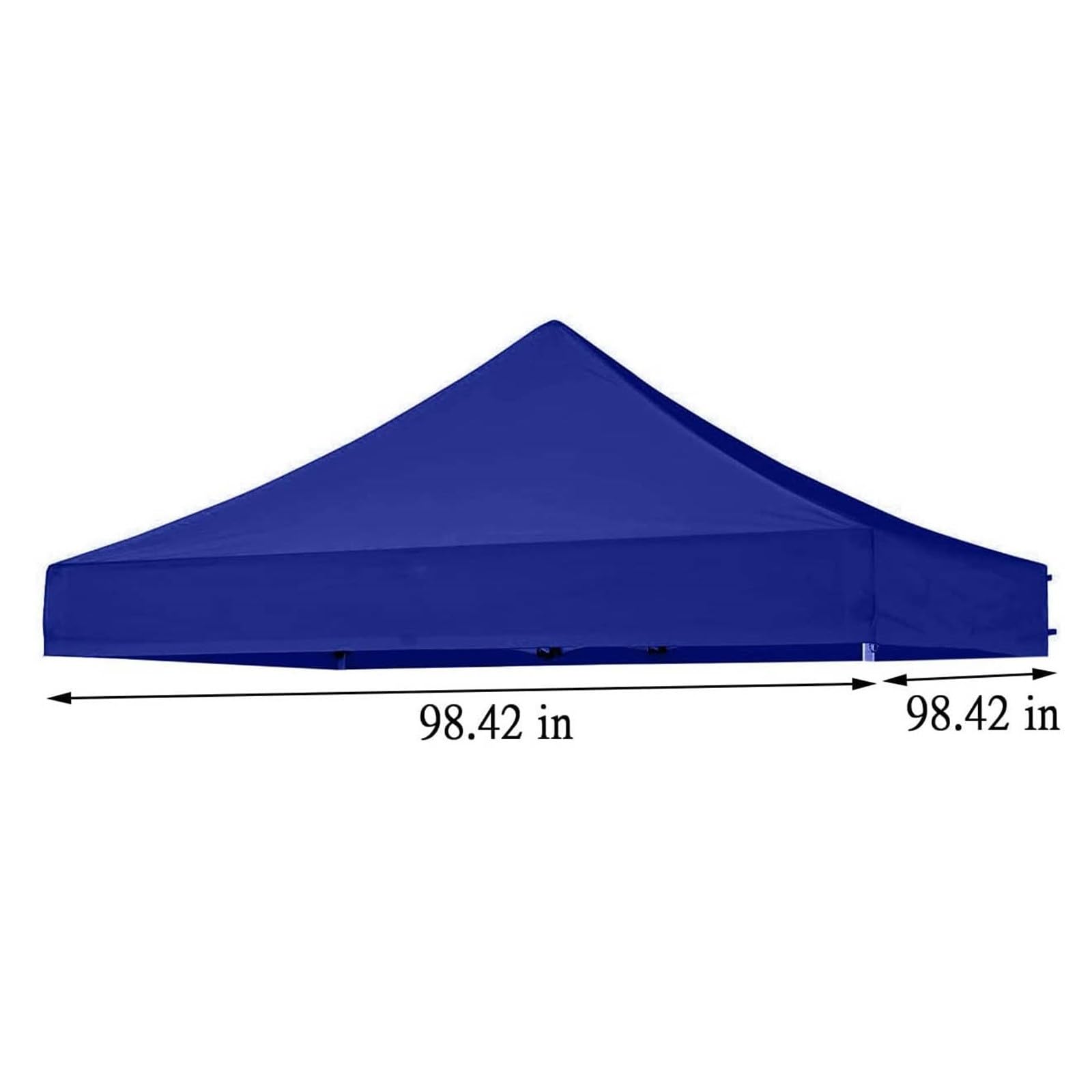 Ersatzdach für Faltpavillon 3x3m - Wasserdicht & UV-beständig | Gazebo Roof Replacement Cover | Für Garten, Camping & Party-Veranstaltungen (Blau, 2.5x2.5m)