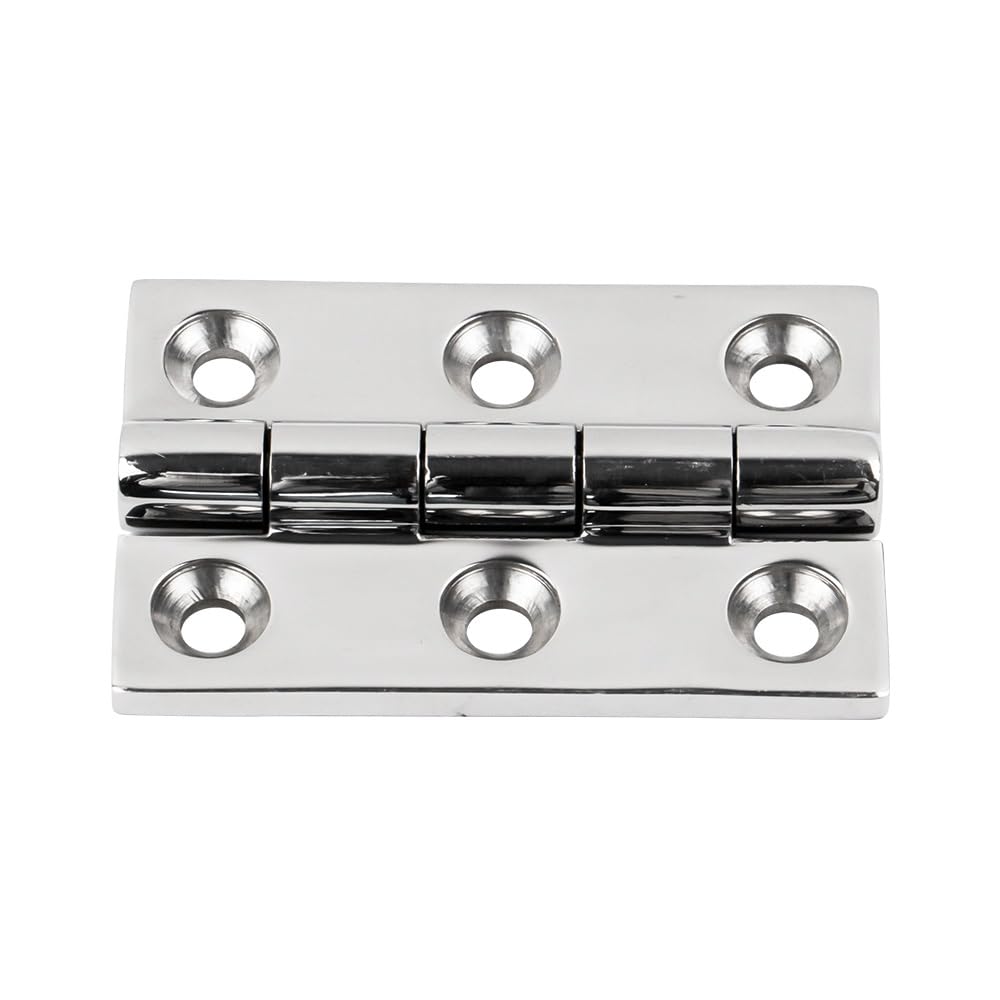 316 Stainless Steel Flat Door Casting Hinges for Cabinet Windows Boat Deck Home Furniture Hardware Marine Parts