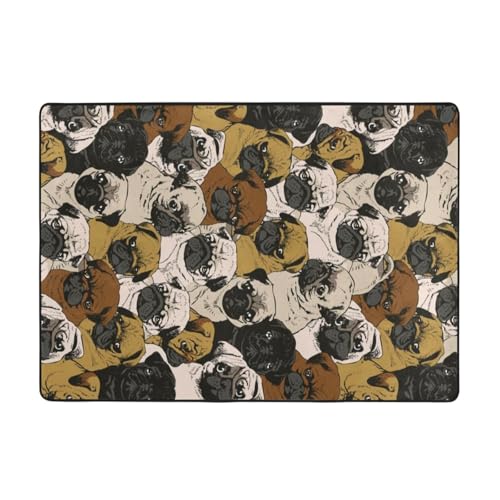 Tapis lavable antidérapant pour chambre d'enfant douce