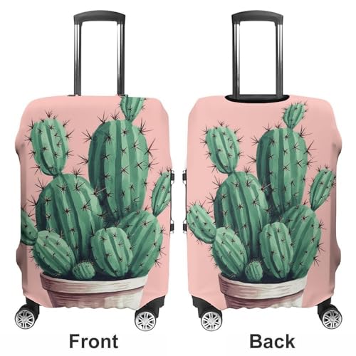 Green Printed Luggage Cover Protector, Fits 18-32 Inch Luggage3