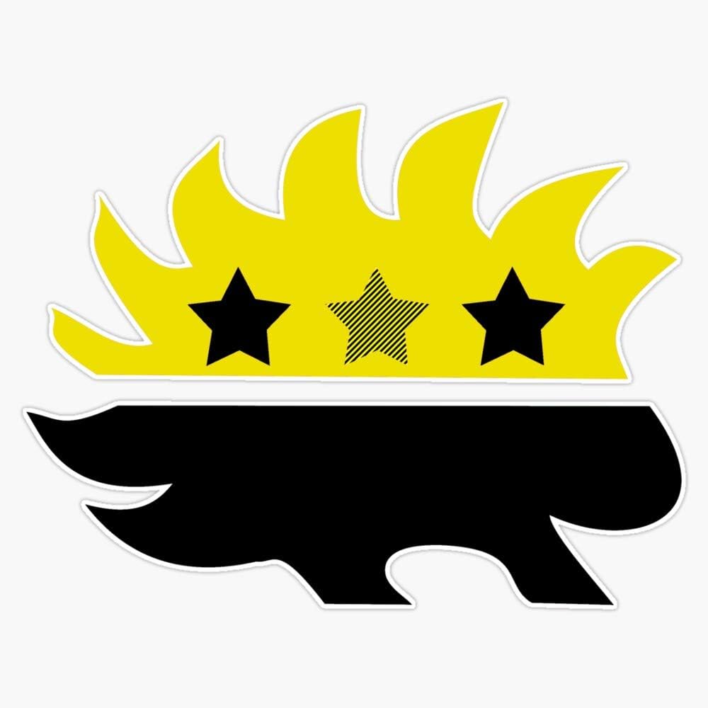 HengulusLibertarian Porcupine Decal Vinyl Bumper Sticker 5"F