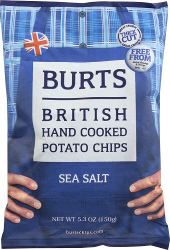 Burts Chip Potato Sea Salt - 5.3 OZ (Pack of 6)