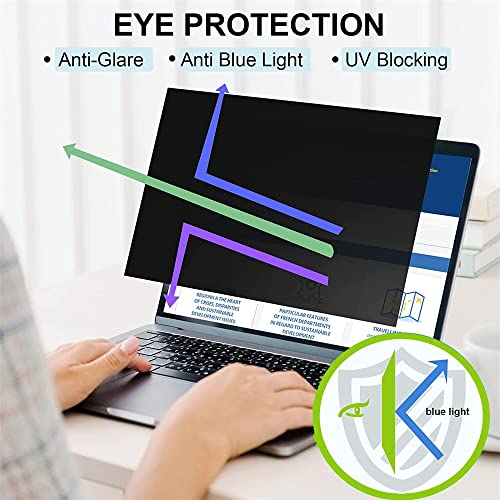 Protector de privacidad de 15,4" premium con ajuste perfecto 16:10 y claridad óptica alta 5
