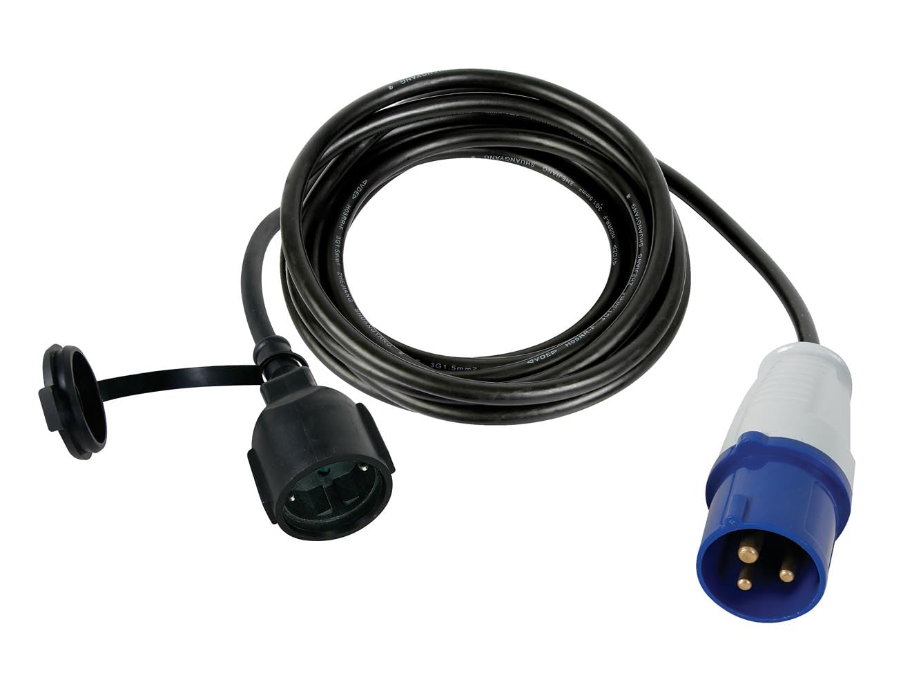 Perel eceec3 m de de 3 G Cable schuko hembra a enchufe CEE, longitud 3 m