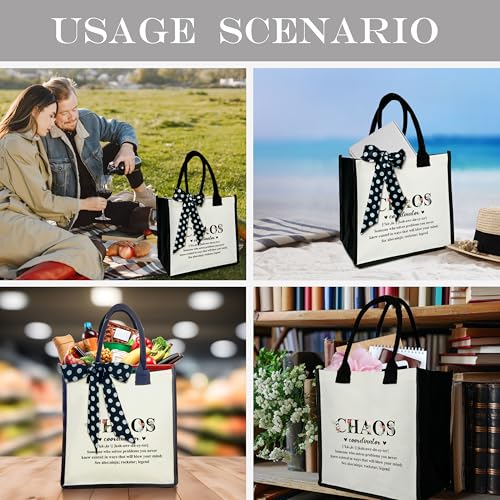 Bolso Tote Floral de Lona Definition Shoulder Beach miniatura 4