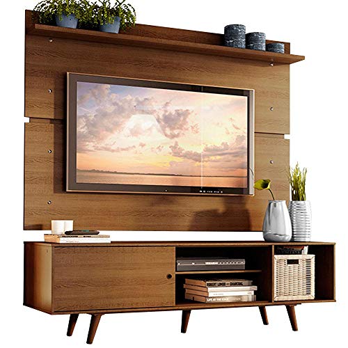 Rack Madesa Dubai e Painel para TV até 65 Polegadas com Pés - Rustic