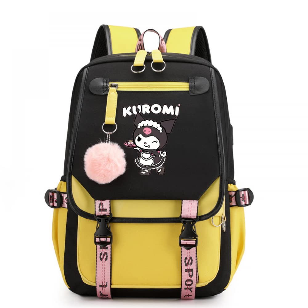 Buy Goodern My Melody Kuromi Backpack with USB Charging Port Kawaii