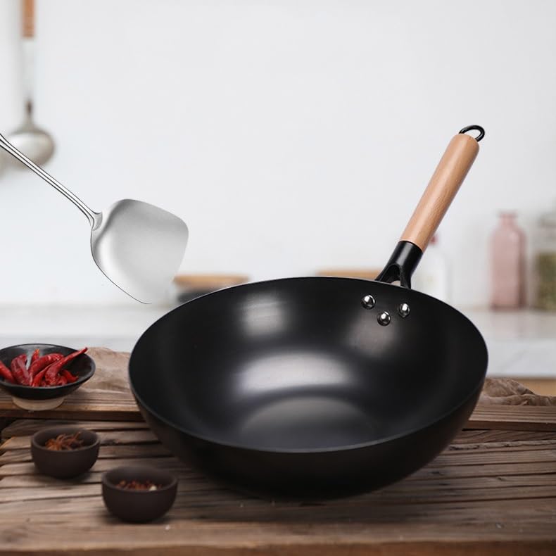 Wok con Fondo Plano 32 cm miniatura 2