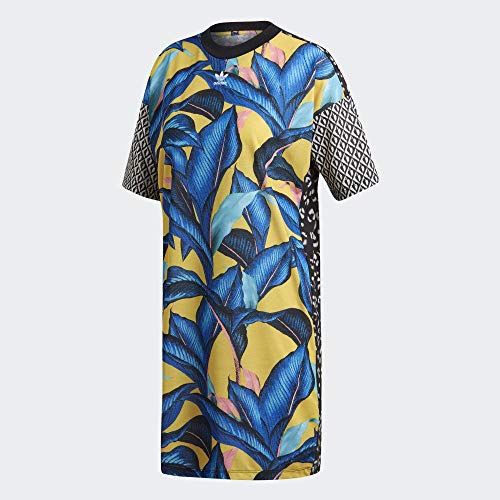 Preisvergleich Produktbild adidas Damen Tee Dress Kleid L Mehrfarbig