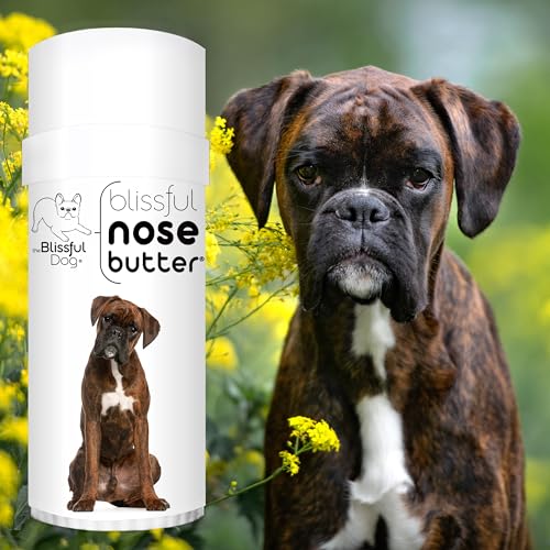 Image of The Blissful Dog Brindle Boxer Nose Butter, Versatile Dog Nose Balm for Dry Nose, Handcrafted Nose Moisturizer, Easy-to-Apply Dog Essentials, Unscented, 2.25 oz.