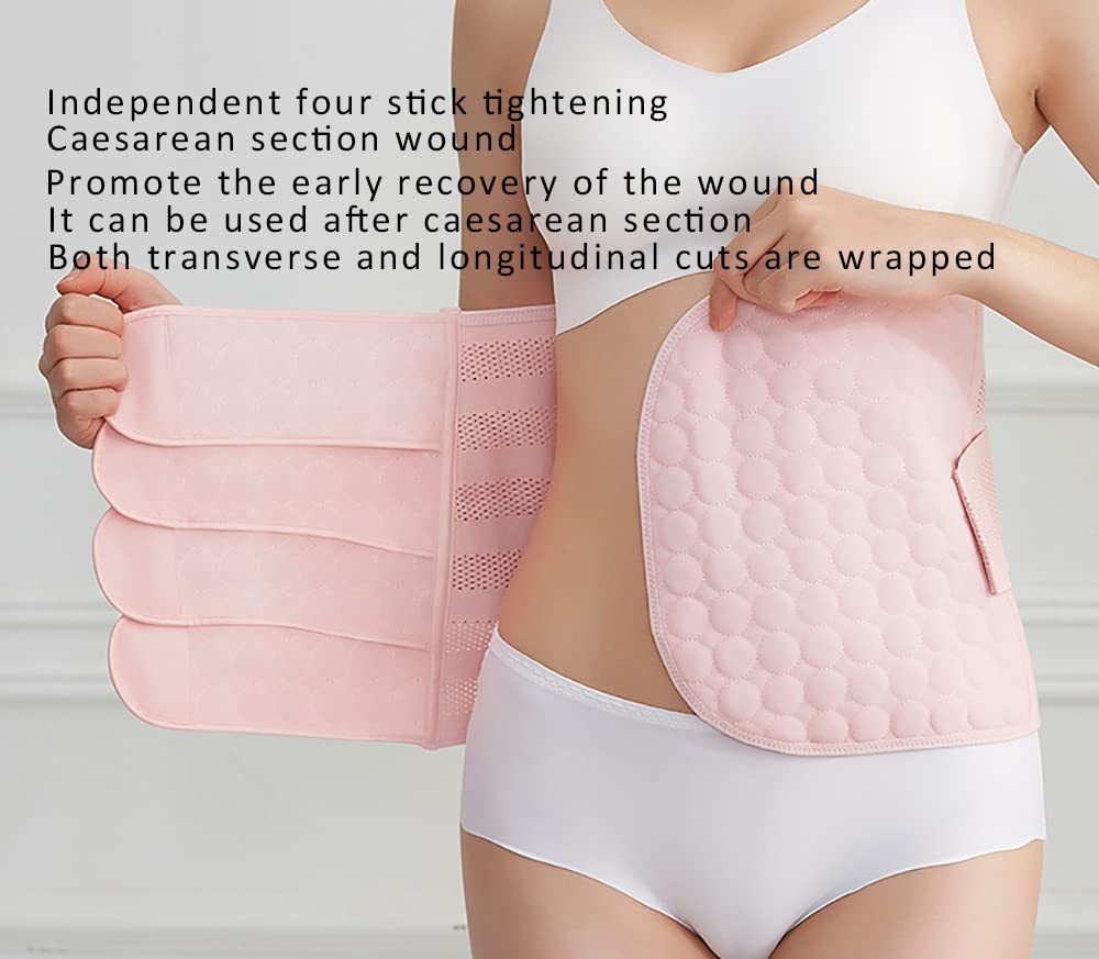 Postparto Mujeres Cinturón de Vientre Cinturón de Soporte de Maternidad Abdominoplastia Prenda de compresión Entrega Natural de Mujeres Embarazadas Cinturón de cesárea Banda Abdominal (Skin Colour L)