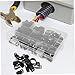 Balacoo 200pcs Nylon Cable Clamps Wire Holders for Cords Easy to Install and Fasteners for Home Office and Industrial Use