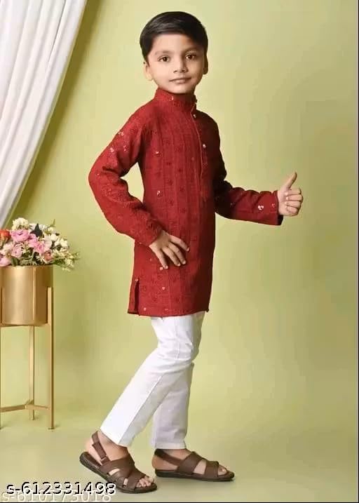 Image of Baby Boys Cotton blend dress for summer season and all seasons ||Tikki punjabi,e,p