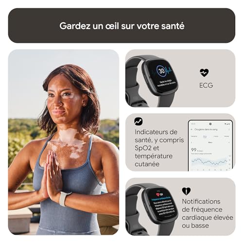 Fitbit Sense 2 montre connectée autonomie 6 jours pour rompre avec la charge quotidienne