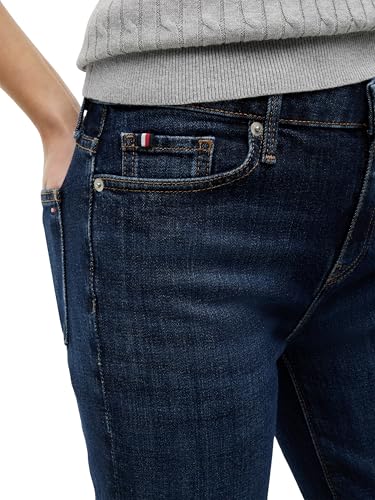 Tommy Hilfiger Damen Jeans Hose Bootcut Fit, Blau (Nos Dark Blue), 30W/30L – Ansicht 3
