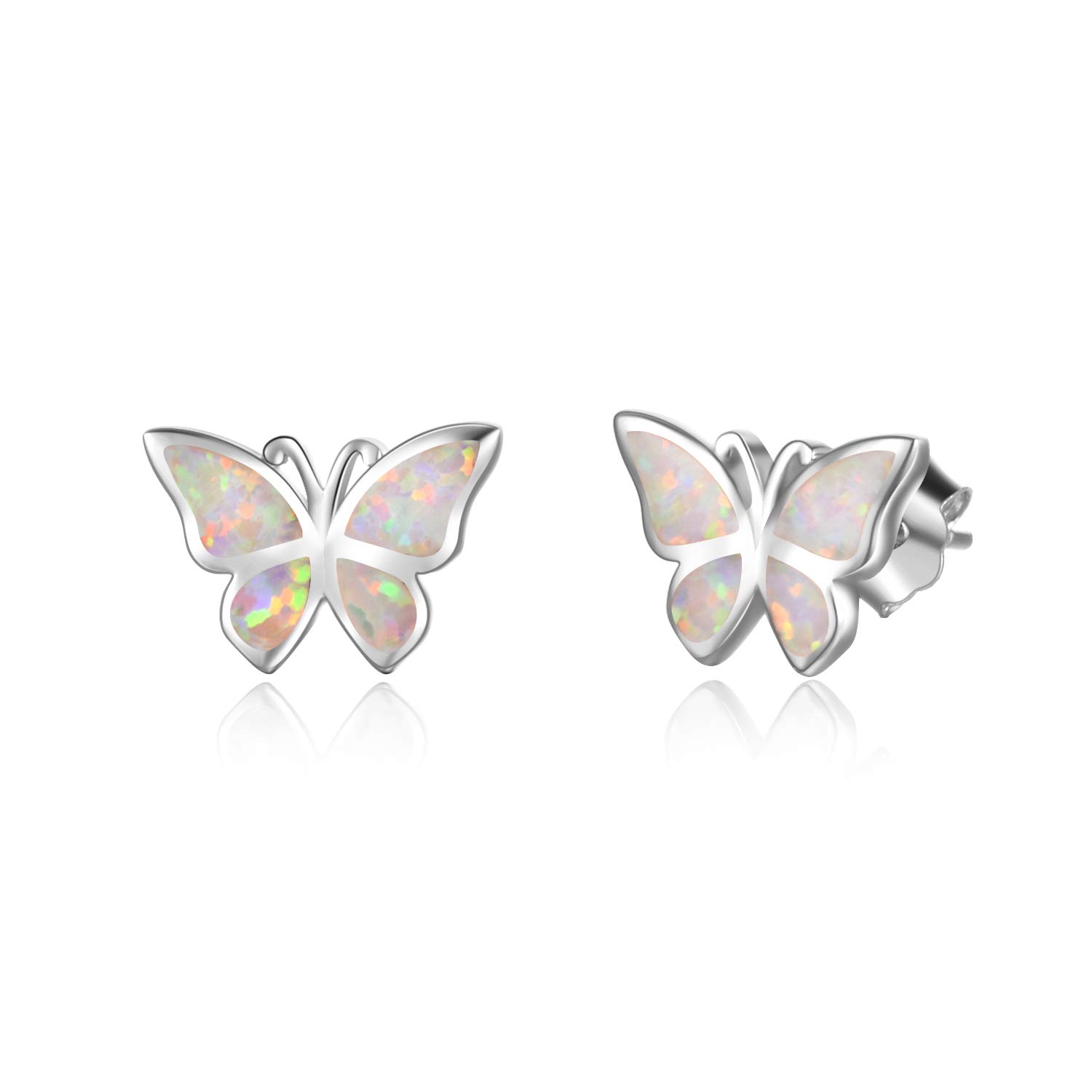 WINNICACAButterfly Opal Jewellery Sterling Silver Gift for Women