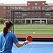 lukar Table Tennis Ball Catch Net,Wide Table Tennis Catch Collect Recycle Net with Wheels,Table Tennis Ball Collector for Multi-Ball Training