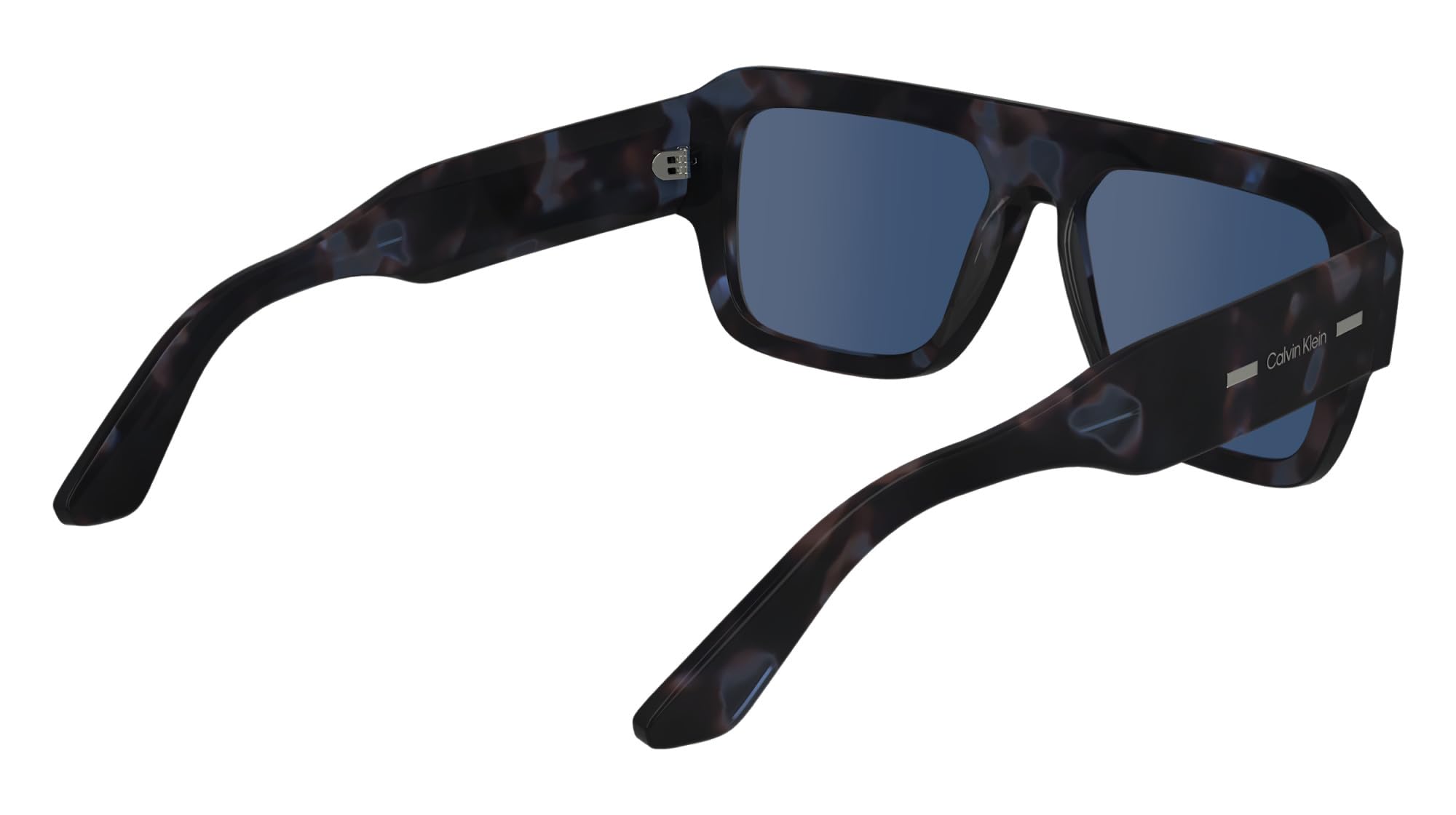Calvin Klein Unisex Adult Sunglasses CK24501S - Blue Havana with Solid Blue Lens
