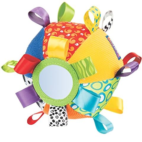 Playgro Moja pierwsza przytulanka do przytulania, zabawka edukacyjna, od 3 miesięcy, Loopy Loops, kolorowa, 40079