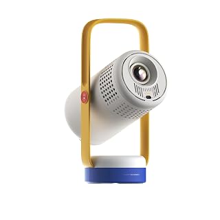XGIMI Vibe One Mini 1080P Smart Portable Projector,Google TV with Licensed Netflix, Sound by JBL, Built-in Battery, Auto Focus Auto Keystone, HD Outdoor Movie Projector for Home(Blue Spark) - Amazon product rated Grade A