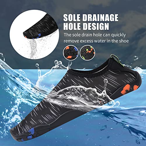 Tolaler Zapatillas de Buceo Acuáticas, Natación Calzado Surf Antideslizante, Grueso, de Secado Rápido, Resistente y Duradero (Unisex)/Viajar/Playa/Natación - imagen 4