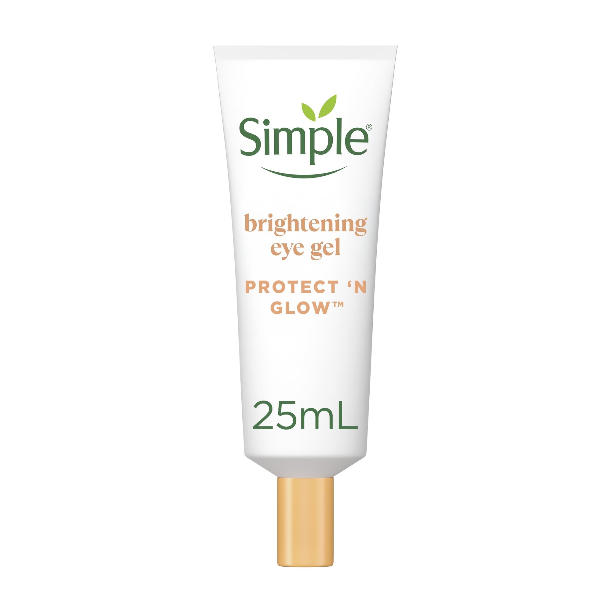 Simple Protect 'n' Glow Brightening Eye Gel Reduces Dark Circles and Relieves Screen-Stressed, Tired Eyes for Sensitive Skin 25 ml