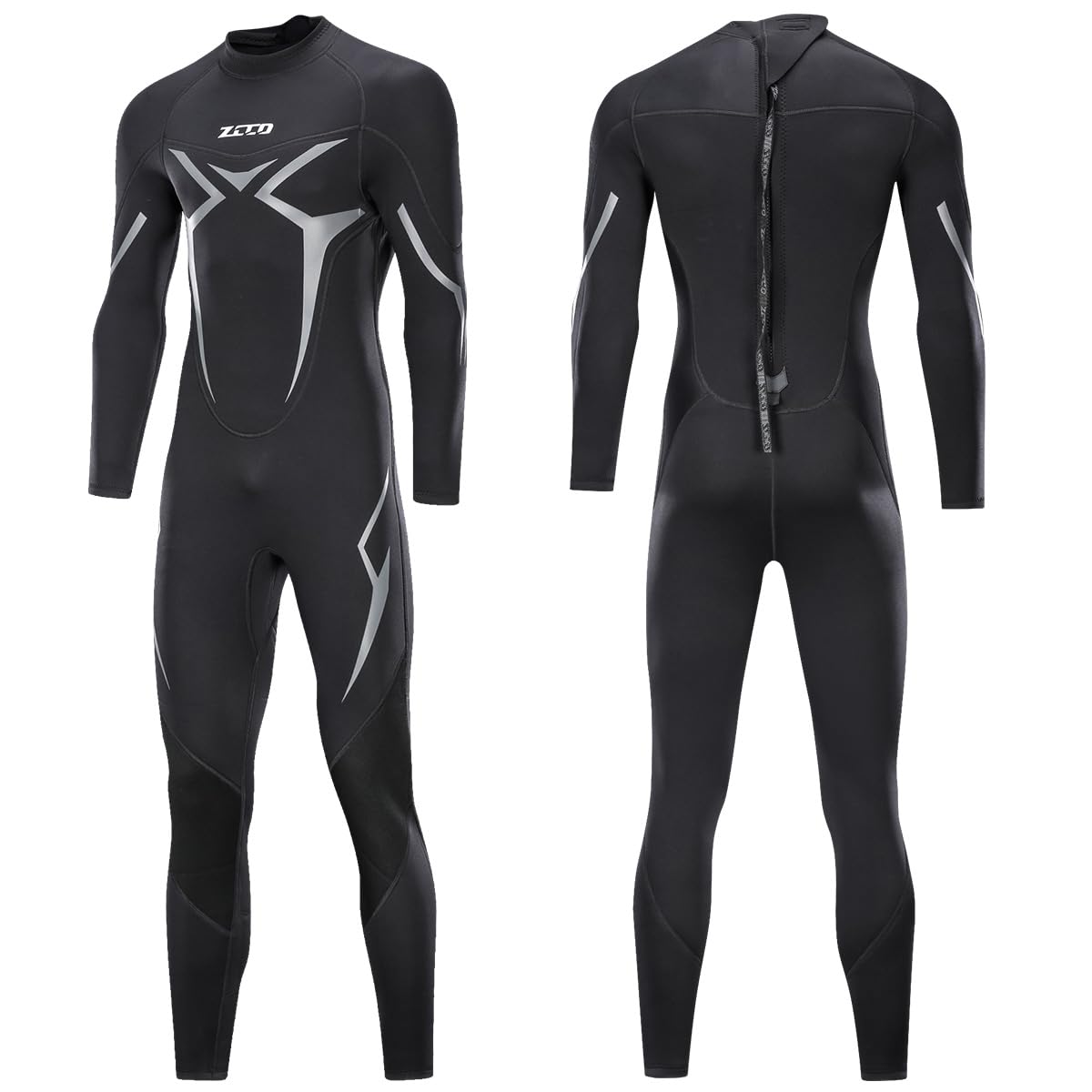 Wetsuit 3mm Fullsuit Men's Neoprene Long Sleeve Wetsuit