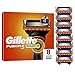 Price comparison product image Gillette Fusion5 XL Power Razor Blades Men, Pack of 8 Razor Blade Refills with Precision Trimmer, 5 Anti-Friction Blades