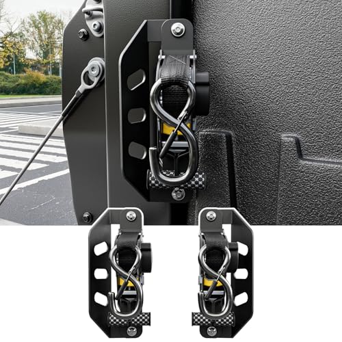 SZYANG 2PCS Retractable Ratchet Straps Compatible with 2022-2026 Toyota Tundra Retractable Tie Down Straps Replacement for 2022-2026 Toyota Tundra Accessories