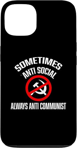 Miniatura 1 de iPhone 13 a veces anti-social, siempre anti-comunista caso