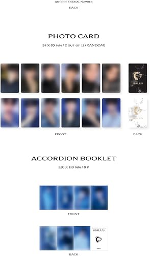 Miniatura 4 de ONEUS MALUS 8 mini álbum de plataforma limitada titular de la tarjeta+álbum de tarjeta de PVC autógrafo dorado+tarjeta fotográfica de