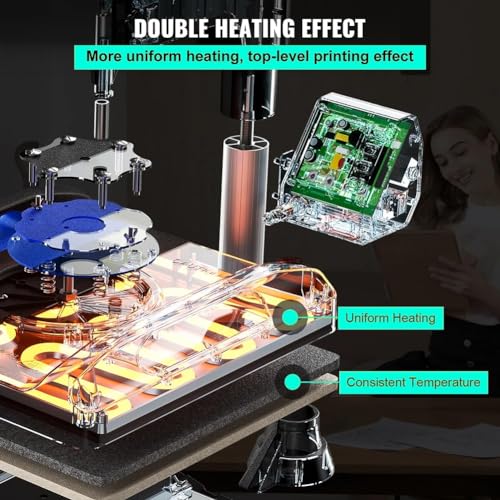 Máquina de planchado térmico de 360° para camiseta miniatura 4