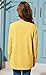 ZDC Girls Long Sleeve T Shirts Kids Crewneck Fall Winter Tops Basic Tees 5-14 Years Yellow