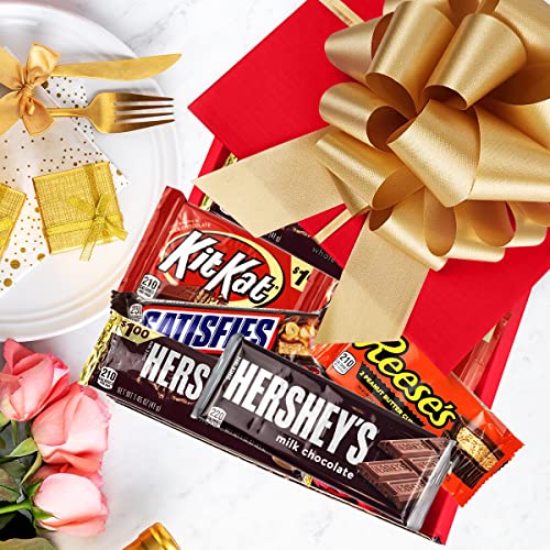 Chocolate Gift Box With 20Pcs Chocolate Candy – Assorted Candy Variety Pack With Milk, Peanut Butter, Almond – Delicious Chocolates Individually Wrapped - Box Of Chocolates Gift , Birthday Gifts For Women #TOP5