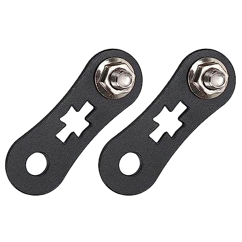 Materiale premium: Realizzati in ferro di alta qualità, questi supporti per kit di sollevamento serbatoio benzina anteriori sono solidi, resistenti e di lunga durata. Ideali per la sostituzione del supporto del telaio dello specchietto retrovisore sinistro/destro usurato