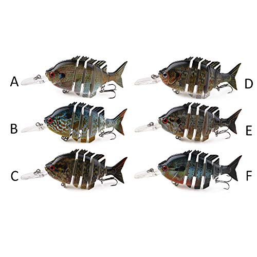 DECDEAL HENG JIA Isca Artificial para Equipamento De Pesca Wobbler Jointed Enguia Isca De Peixes Har