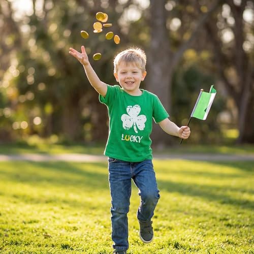 Image of Kids St. Patrick's Day Shirt Boys and Girls Green T-Shirt Clothing 4-12 Years
