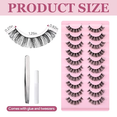 10Pcs Black Porch Goose Outfits Eyelash,Reusable Porch Goose Accessories False Eyelashes for 23/17\'\' Lawn Goose Statue,Fake Lashes Eyelashes for Lawn,Festival Halloween Christmas Decoration - Thumbnail 2