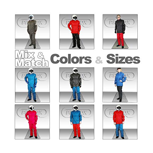 Profox-102 Red X-Large Jacket Auto Racing Fire Resistant Single Layer Sfi 3.2A/1 Racing Fire Suit (Jacket Only) #TOP2