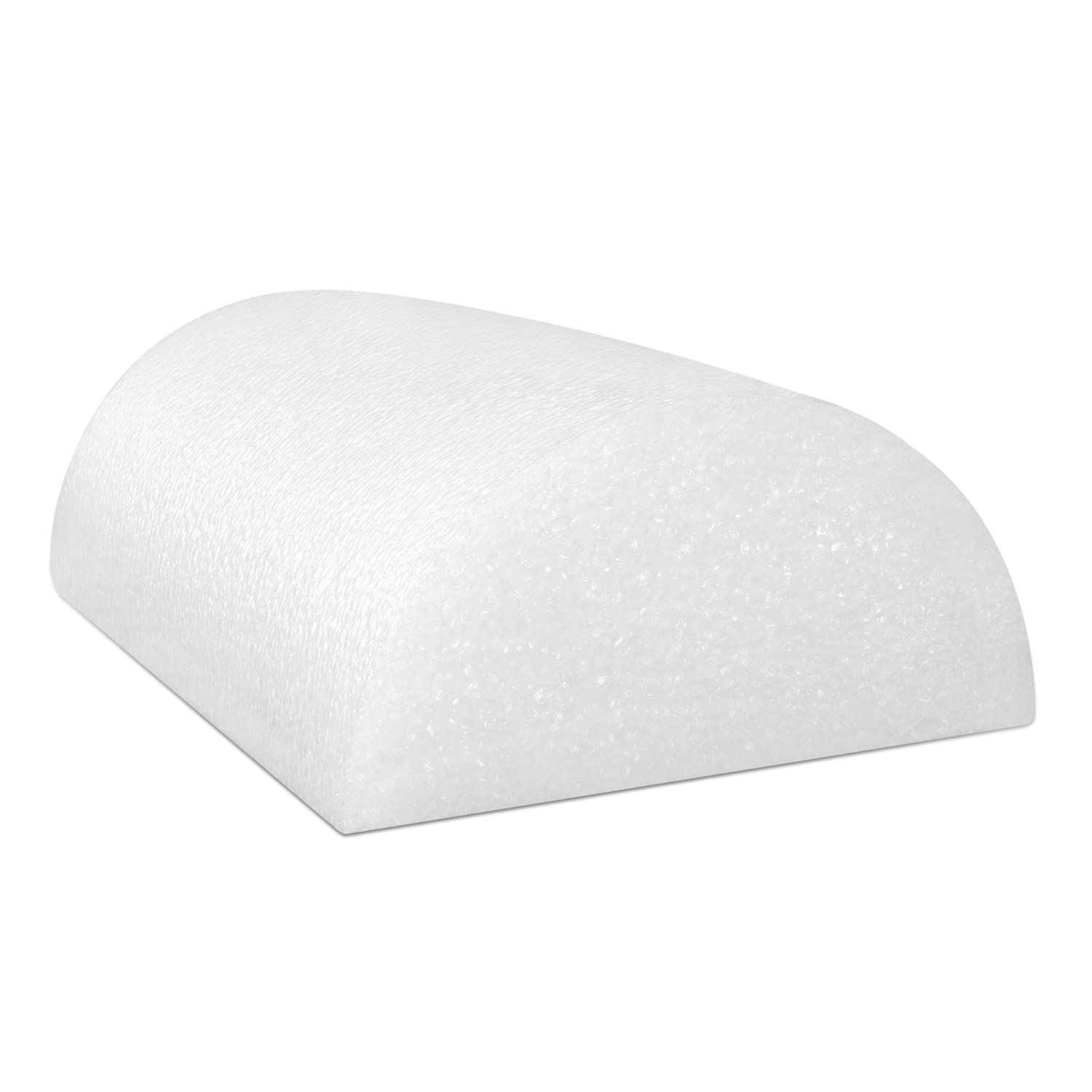 CanDo Jumbo White PE Foam Rollers for Exercise, Fitness, Muscle Restoration, Massage Therapy, Sport Recovery and Physical Therapy for Home, Clinics, Professional Therapy