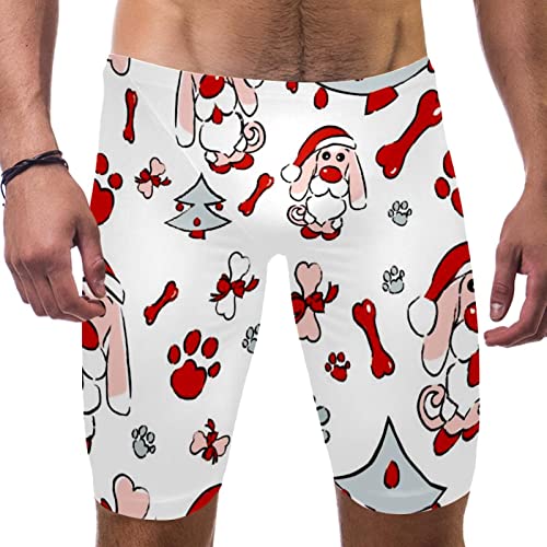 Traje de baño de muñeca de perro de Navidad que evita rozaduras en entrenamiento largo