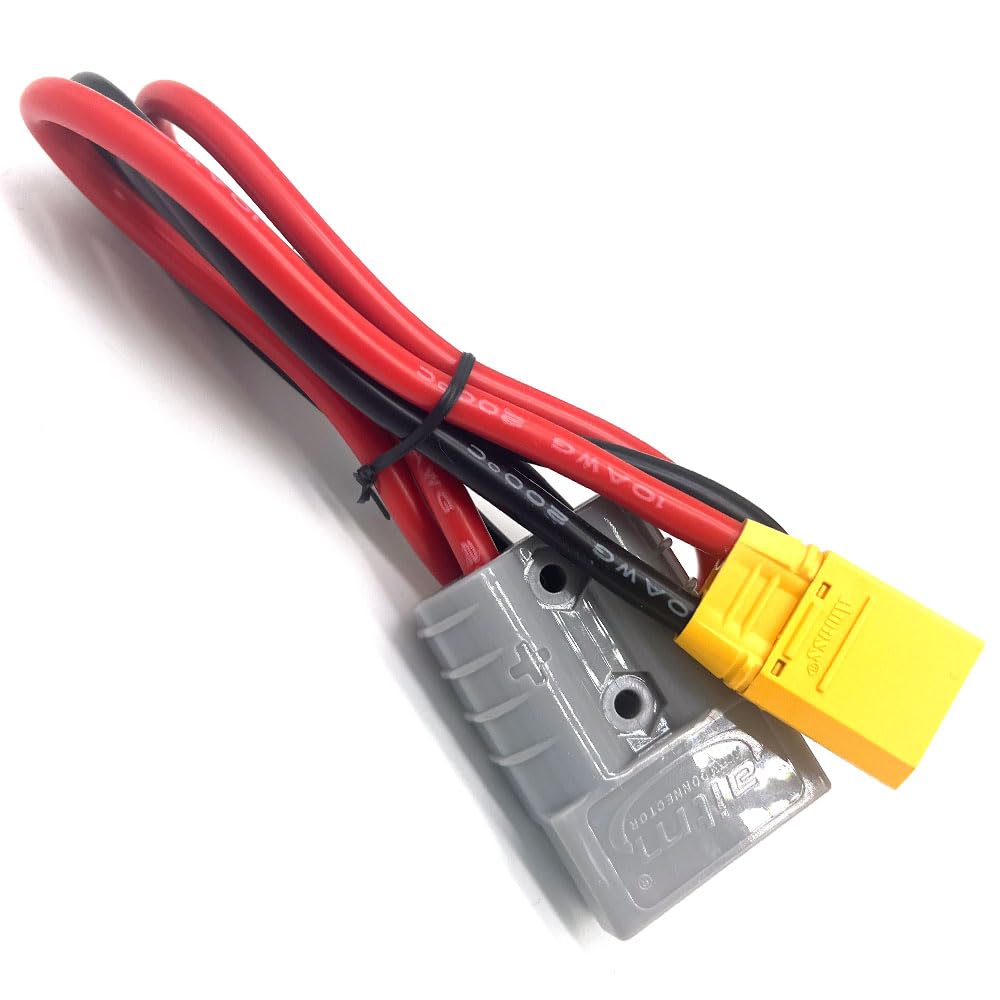 JIECHUN Amass XT90S Plug to 50A Anderson Plug Wire 50cm