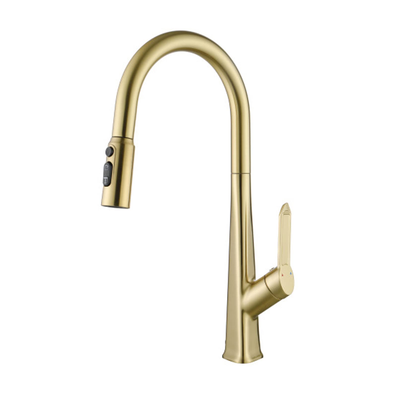 ASerZenith Kitchen Faucet With Pull Down Sprayer, High Arc Brass Kitchen Sink Faucets, 3-Function Pull Out Kitchen Faucets, Pot Filler Faucet, Single Hole Single Handle Faucet For Kitchen Sink